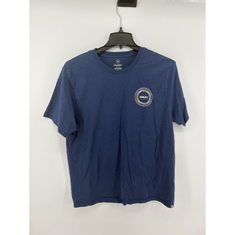 Hurley Men’s Blue Circle Graphic Short Sleeve T-Shirt Size XL UEC